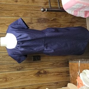 Purple tailored dress